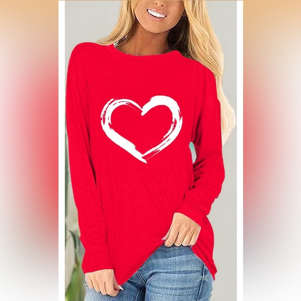 Womens Love Heart T-Shirt